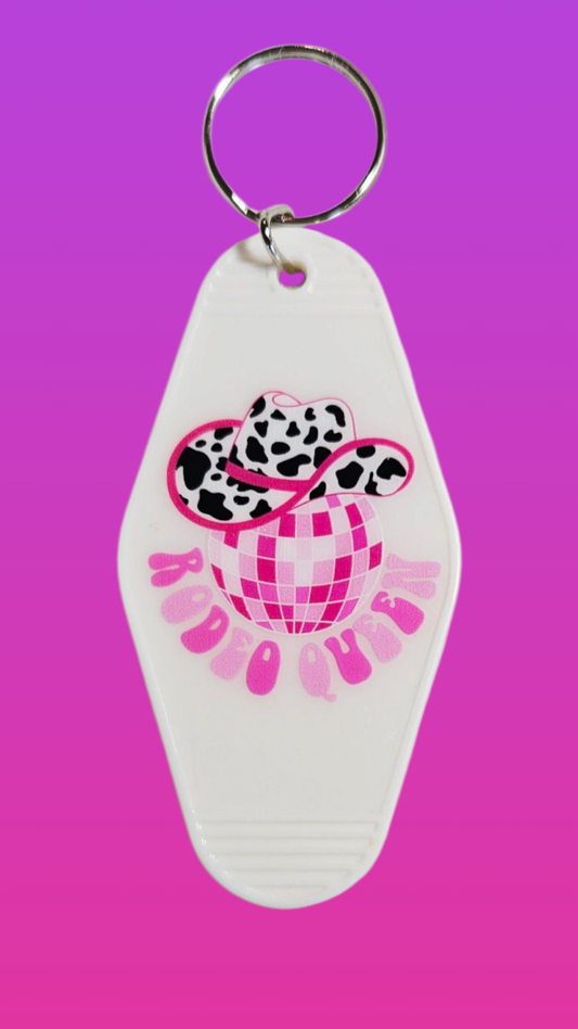 RODEO QUEEN MOTEL KEYCHAIN